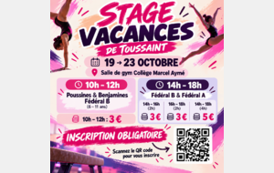 Stage vacances