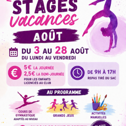 Stage Vacances